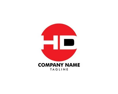 Initial Letter HD Logo Template Design Stock Illustration