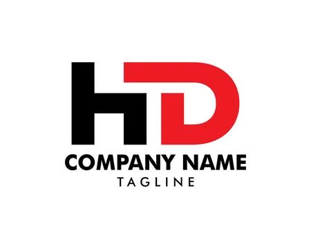Initial Letter HD Logo Template Design Stock Illustration