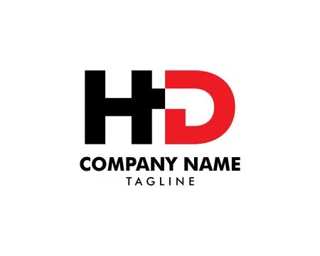 Initial Letter HD Logo Template Design Stock Illustration