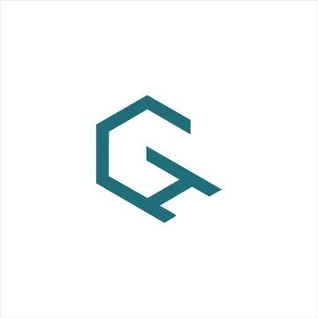Initial letter hg or gh logo design template Stock-Illustration