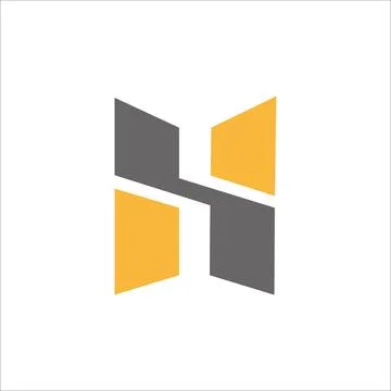 Initial letter hs logo or sh logo vector design template Stock-Illustration