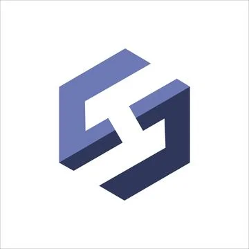 Initial letter hs logo or sh logo vector design template Stock-Illustration