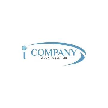 Initial Letter I Cell Icon Vector Logo Template Illustration Design Stock Illustration