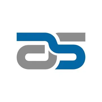 Initial letter as icon logo design template Stock Illustration