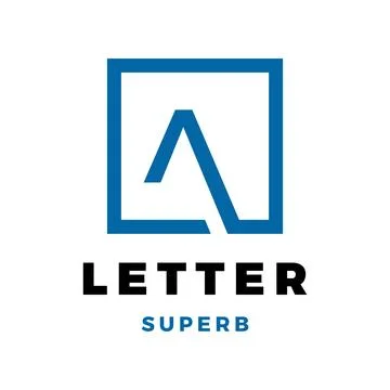Initial Letter A Icon Logo Design Template Stock Illustration