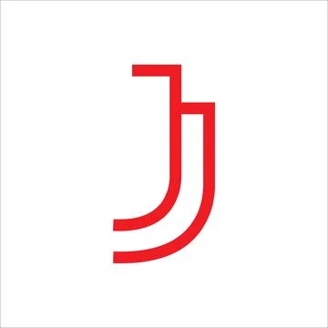 Initial letter j logo or jj logo vector design template Stock-Illustration