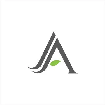 Initial letter ja logo or aj logo vector design template Stock Illustration