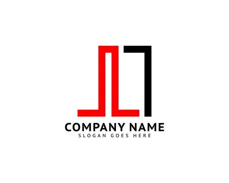 Initial Letter JLD Logo Template Design Stock Illustration