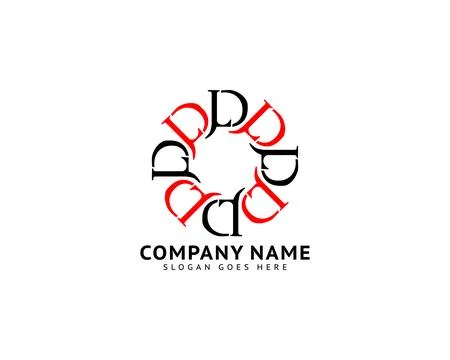 Initial Letter JLD Logo Template Design Stock Illustration