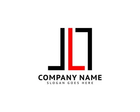 Initial Letter JLD Logo Template Design Stock Illustration