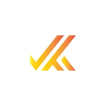 Initial letter k logo or kk logo vector design template Stock Illustration