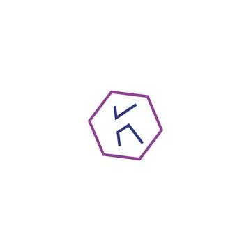 Initial letter k logo or kk logo vector design template Stock Illustration