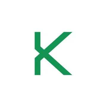 Initial letter k logo or kk logo vector design template Stock Illustration