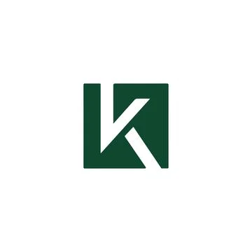 Initial letter k logo or kk logo vector design template Illustrazione stock