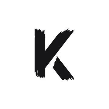 Initial letter k logo or kk logo vector design template Stock Illustration