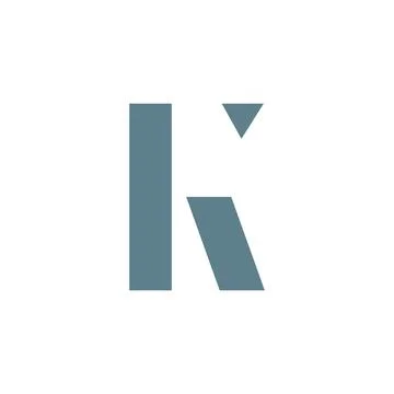 Initial letter k logo or kk logo vector design template Stock Illustration