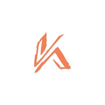 Initial letter k logo or kk logo vector design template Stock Illustration