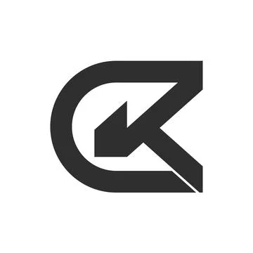 Initial letter kc logo or ck logo vector design template Stock Illustration