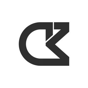 Initial letter kc logo or ck logo vector design template Stock Illustration