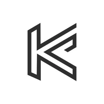 Initial letter kc logo or ck logo vector design template Stock Illustration