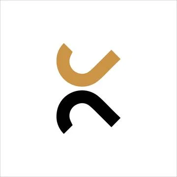 Initial letter kj logo or jk logo vector design template Stock Illustration
