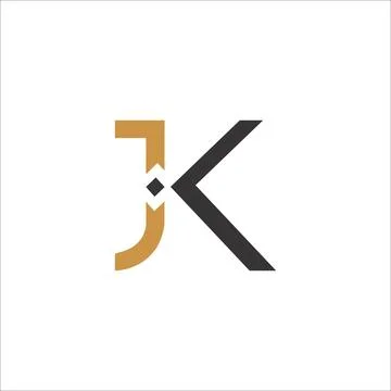 Initial letter kj logo or jk logo vector design template Stock-Illustration