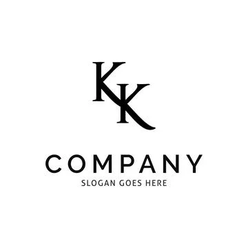 Initial Letter KK Icon Vector Logo Template Illustration Design 스톡 일러스트