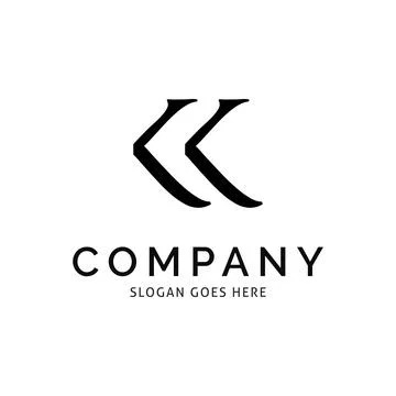 Initial Letter KK Icon Vector Logo Template Illustration Design Stock Illustration