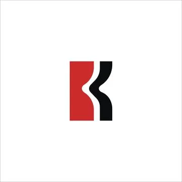 Initial letter km logo or mk logo vector design template Stock Illustration
