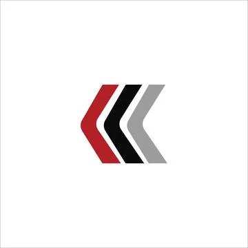 Initial letter km logo or mk logo vector design template Stock Illustration