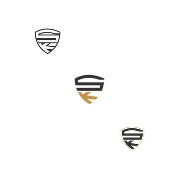 Initial letter KS logo or SK logo vector design template Stock-Illustration