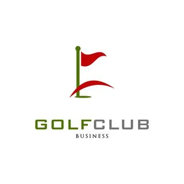 Initial Letter L Golf Club Icon Logo Design Template Stock Illustration