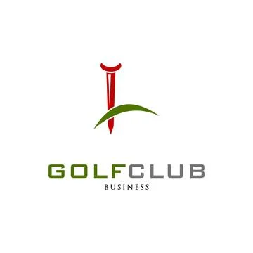 Initial Letter L Golf Club Icon Logo Design Template Stock Illustration