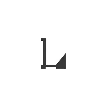 Initial letter l logo or ll logo vector design template Stock Illustration