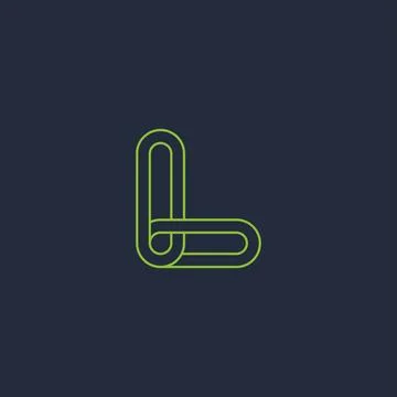 Initial letter l logo or ll logo vector design template Stock Illustration