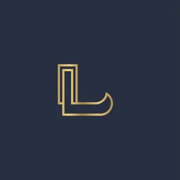 Initial letter l logo or ll logo vector design template Stock Illustration