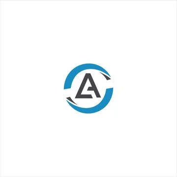 Initial letter la logo or al logo vector design template Stock Illustration