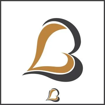 Initial letter lb logo or bl logo vector design template Stock Illustration