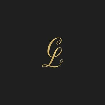 Initial letter LC logo or CL logo vector design template Stock Illustration