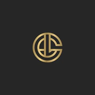 Initial letter LC logo or CL logo vector design template Stock-Illustration