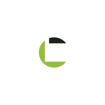 Initial letter LC logo or CL logo vector design template Stock Illustration