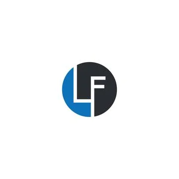 Initial letter LF logo or FL logo vector design template Stock-Illustration