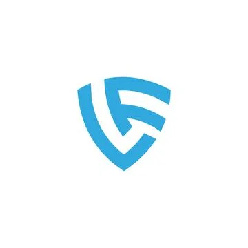 Initial letter LF logo or FL logo vector design template Stock Illustration