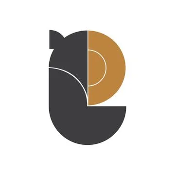 Initial letter LG logo or GL logo vector design template Stock Illustration