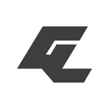 Initial letter LG logo or GL logo vector design template Stock Illustration