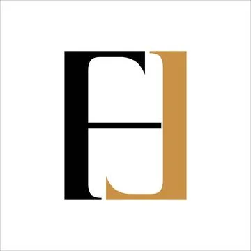 Initial letter LH logo or HL logo vector design template Stock Illustration