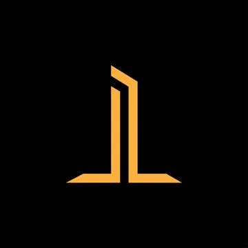 Initial letter LH logo or HL logo vector design template Stock-Illustration