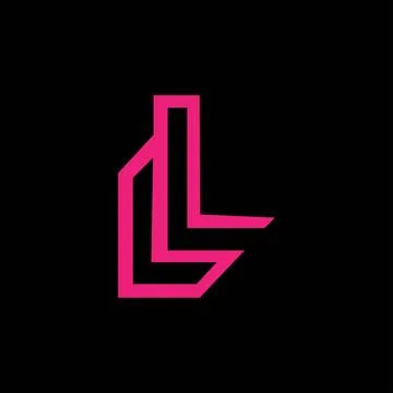 Initial letter LH logo or HL logo vector design template Stock Illustration
