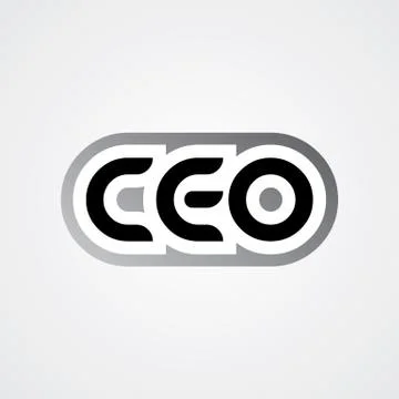 Initial letter linked uppercase logo black red in white background Stock Illustration