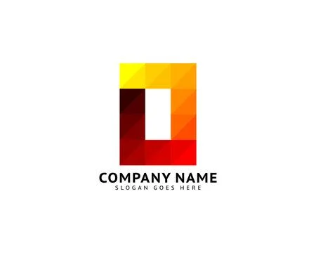 Initial Letter LL Vector Origami Logo Icon Stock-Illustration
